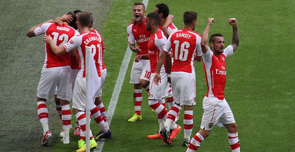 arsenal goal celebration