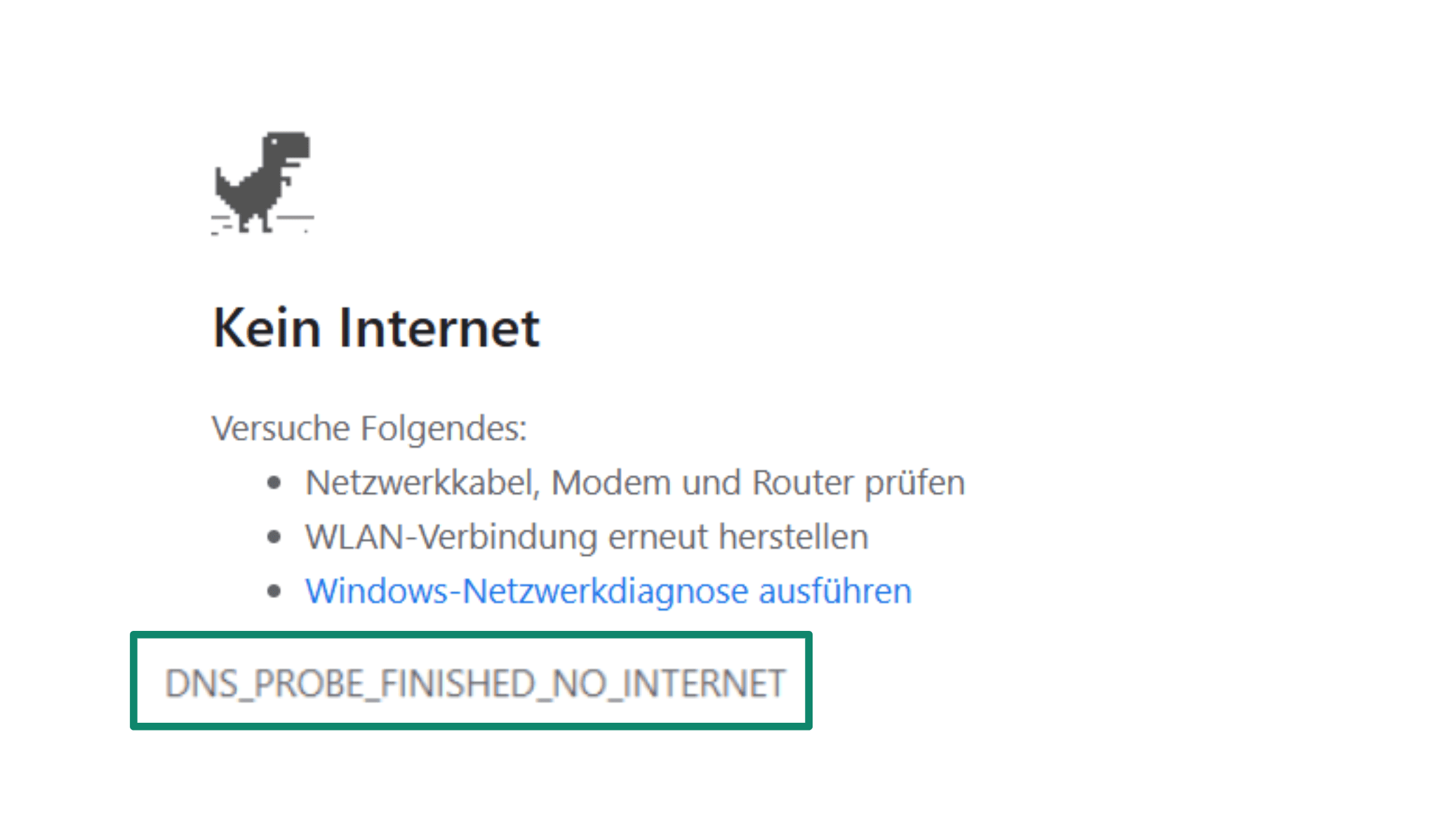DNS errors can be for a variety of reasons, including poor or no internet connection.