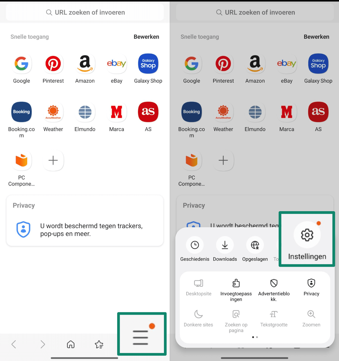Tap The Menu Icon Samsung Nl