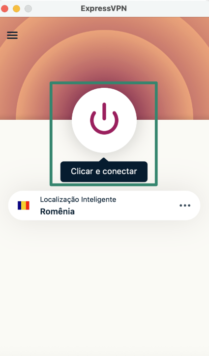 Connecting to ExpressVPN on macOS.