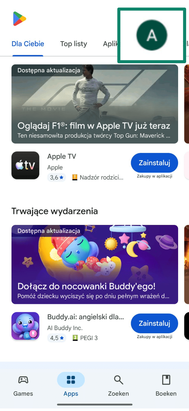 Tap On Your Profile Icon Pl