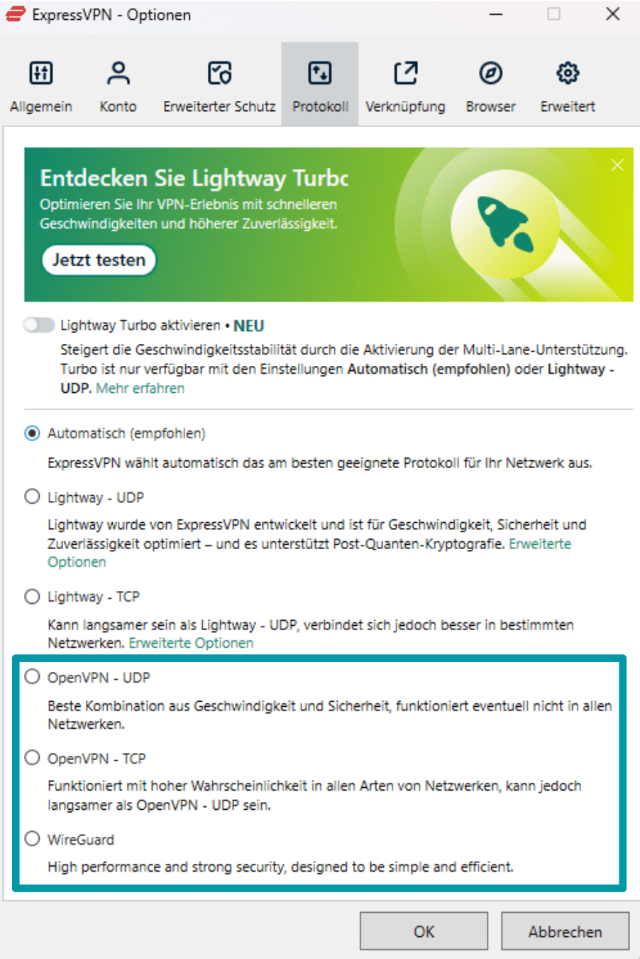 Choose Openvpn Udp De