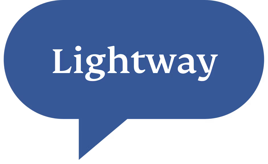 Speech bubble with Lightway protocol.