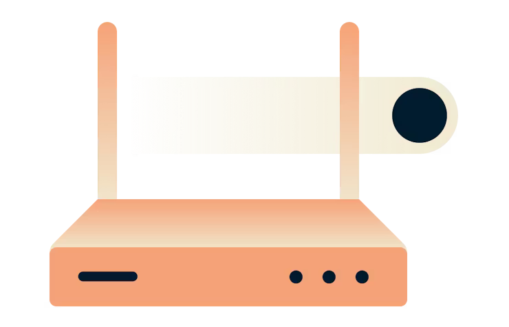 Altid tilsluttet router VPN.