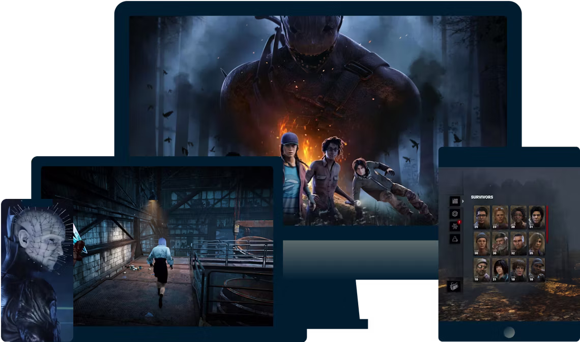 Dead by Daylight gameplay on a compatible devices
