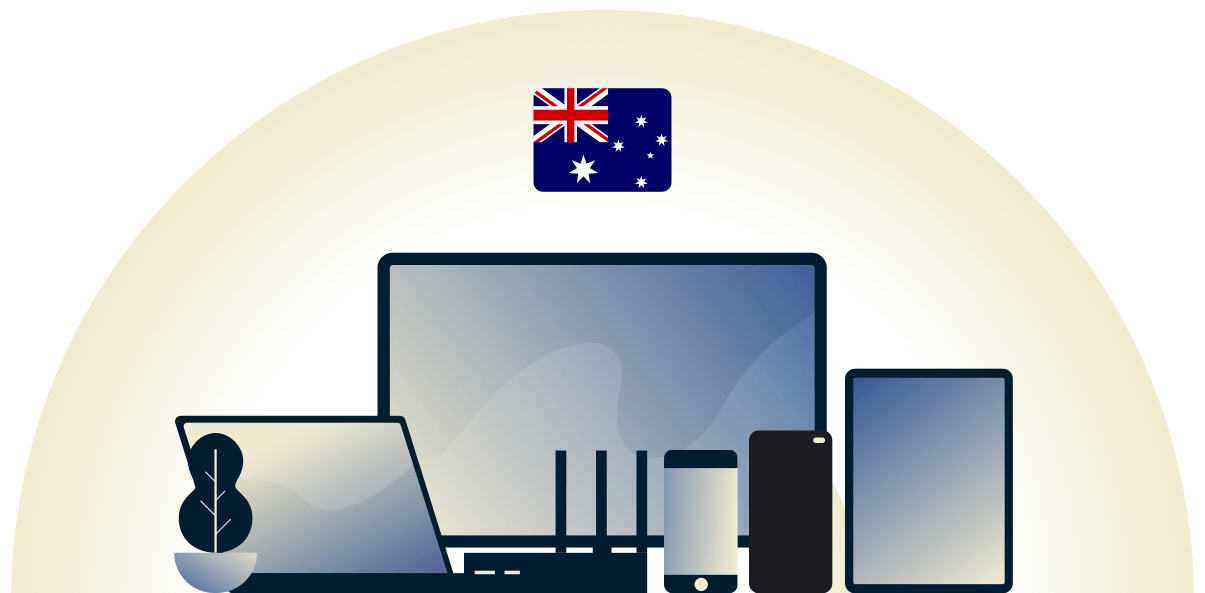 Australië VPN beschermt allerlei apparaten.
