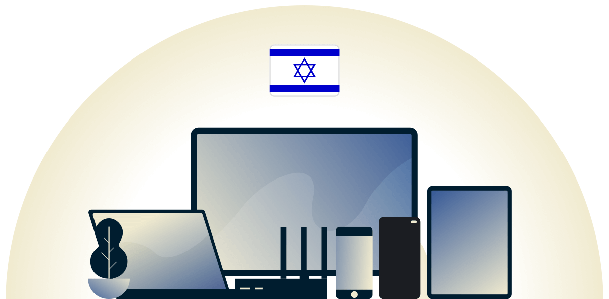 Israel VPN protecting a variety of devices.