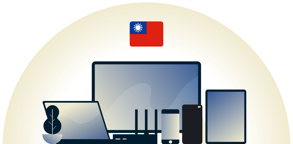 Taiwan-VPN schützt eine Vielzahl von Geräten.