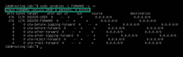 Linux firewall policy dropping packets.