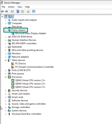 Where to find installed drivers on Windows.