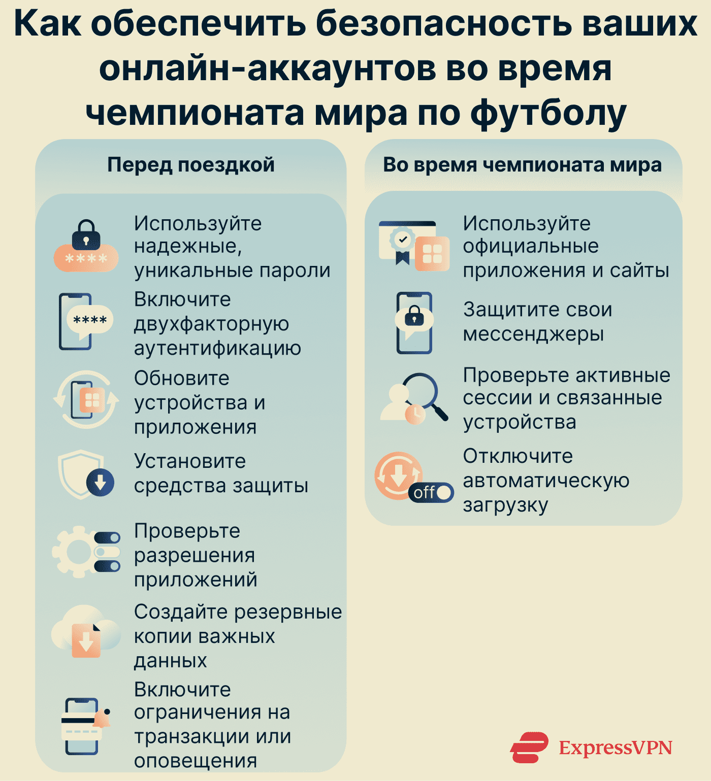 How to keep your online accounts safe before and during the World Cup.