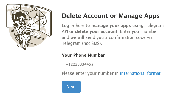 Sind Sie sicher, dass Sie Telegram löschen wollen?