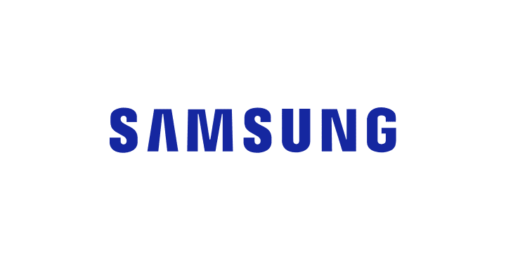 Samsung logo.